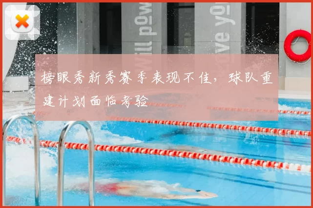 榜眼秀新秀赛季表现不佳，球队重建计划面临考验